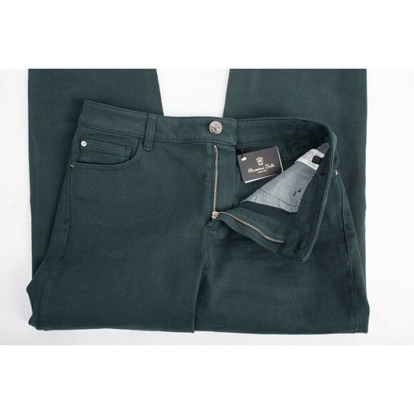 Massimo Dutti Women Twill Cigarette Pants Trousers - Picture 6 of 10
